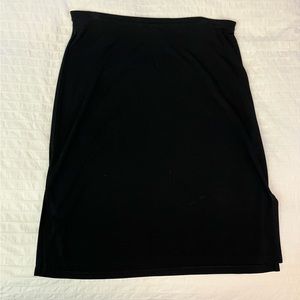 Banana Republic black rayon skirt
